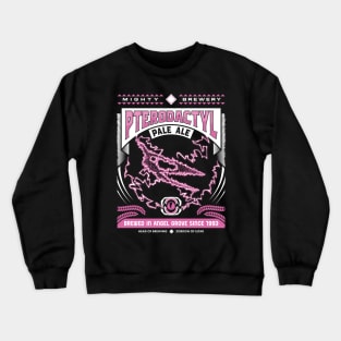 Mighty Brews - Pink Pterodactyl Crewneck Sweatshirt